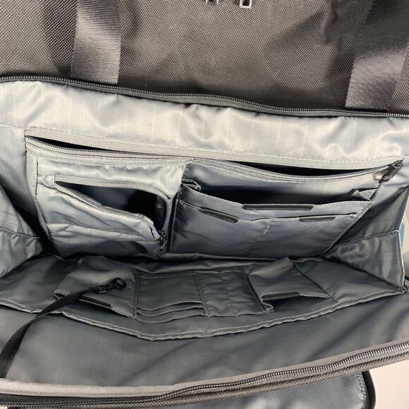 TUMI Alpha 2 Business Case Carry-On 2-Wheel Roller Expandable Handle MCR Monogra - Picture 4 of 12